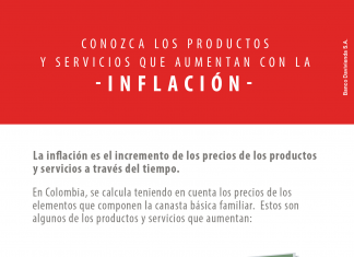 Conozca los productos y servicios que aumentan con la inflación Conozca los productos y servicios que aumentan con la inflación