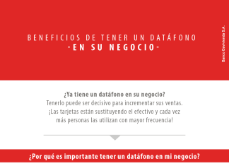 Beneficios de tener un datáfono en su negocio Beneficios de tener un datáfono en su negocio