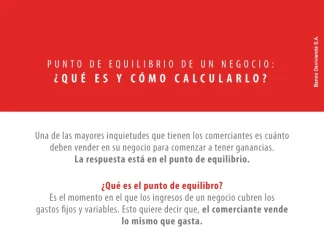 Punto de equilibrio de un negocio: ¿qué es y cómo calcularlo? Punto de equilibrio de un negocio: ¿qué es y cómo calcularlo?