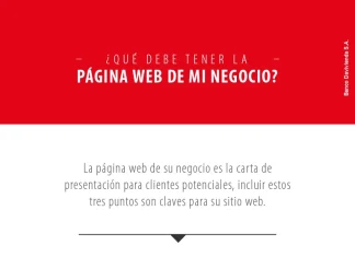 ¿Qué debe tener la página web de mi negocio? ¿Qué debe tener la página web de mi negocio?